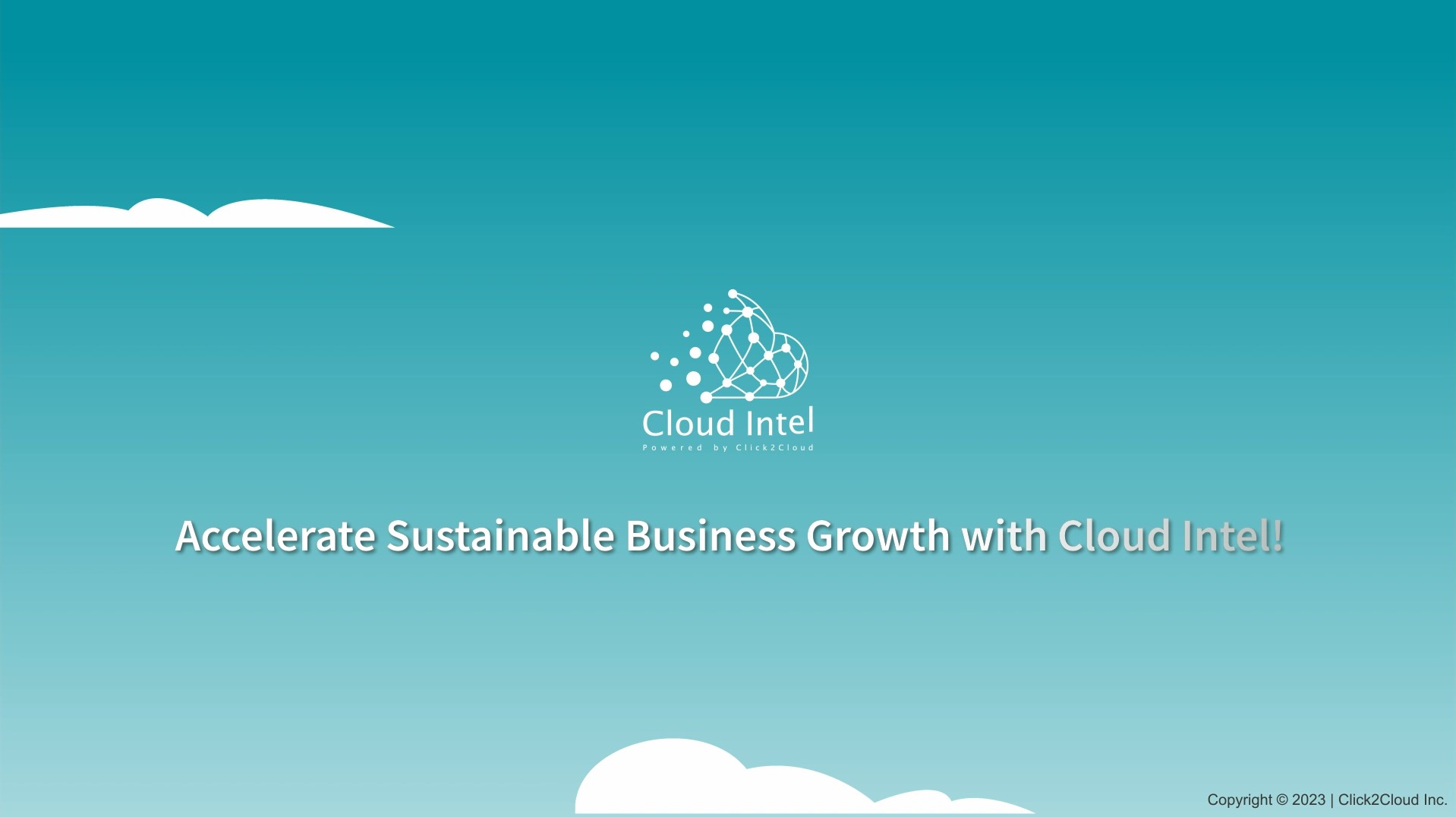 Accelerate Sustainable Business Growth with Cloud Intel!-Click2Cloud